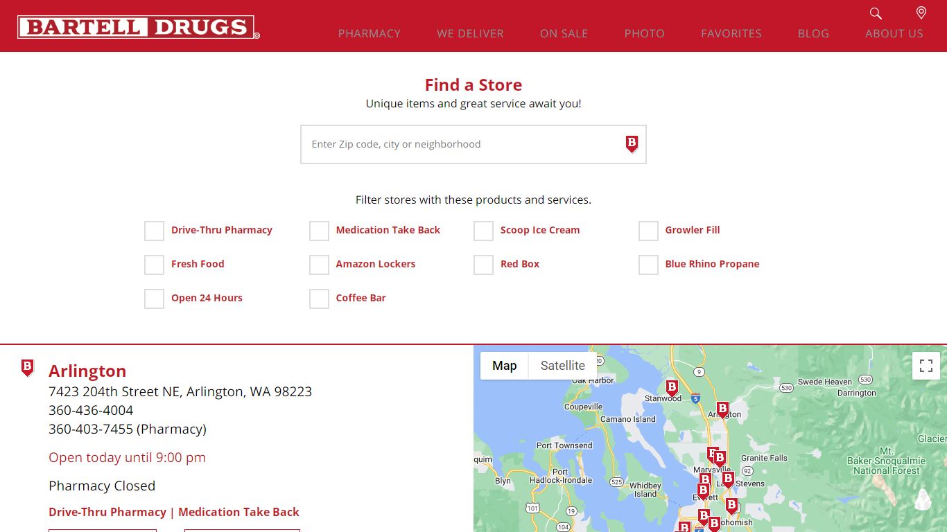 Bartell Drugs Pharmacy Store Locator -Bartell Drugs